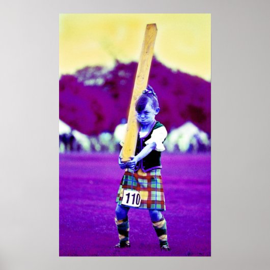 ハイランドゲーム初心者 ポスター (正面)