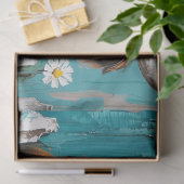 ハイランドコお洒落ウデイジーブルーバーンデクページ 薄葉紙 (ギフト)