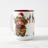 ハイランドコウのクリスマス ツートーンマグカップ (正面左)