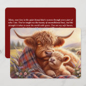 ハイランドコウの母の日カード シーズンカード (正面/裏面)