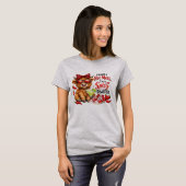 ハイランドコウモリの混乱面白いユーモラスなサルカスティック Tシャツ (正面フル)