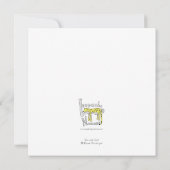 ハイランドコロとロビンフラットクリスマスカード カード (裏面)