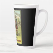 ハイランドスコティッシュウィスキーラベル カフェラテマグ (右)