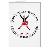 ハイランドダンサーは私と一緒に散らからない (正面)