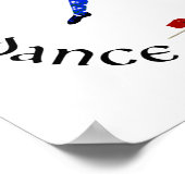 ハイランドダンサーは私と一緒に散らからない ポスター (角)