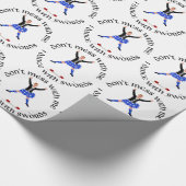 ハイランドダンサーは私と一緒に散らからない ラッピングペーパー (角)