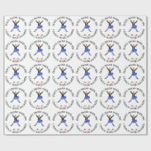 ハイランドダンサーは私と一緒に散らからない ラッピングペーパー (フラット)