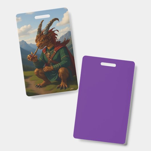ハイランドドラゴン バッジ (正面＆裏面)