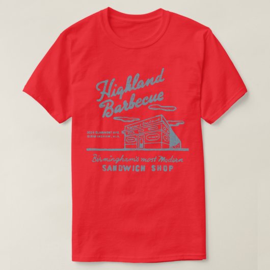 ハイランドバーベキューTシャツ Tシャツ (デザイン正面)
