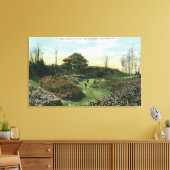 ハイランドパークのロードデンドロンパス&パビリオン キャンバスプリント (インサイチュ (リビング))