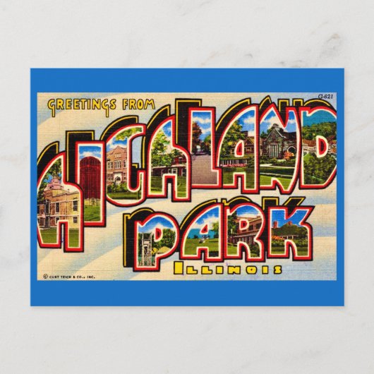 ハイランドパークよりグリーティング(挨 ポストカード (正面)