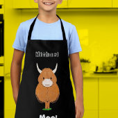 ハイランドパーソナライズされたカウエプロン エプロン