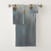 ハイランドファームハウスウェスタン納屋周囲の庭フラワークラウン バスタオルセット (インサイチュ)