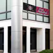 ハイランドフェスティバルクランハミルトンテント 横断幕 (ビルの外側)