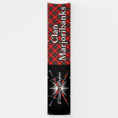 ハイランドフェスティバルクランマージョリバンクステント 横断幕 (縦)