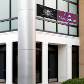 ハイランドフェスティバルクランモンゴメリーテント 横断幕 (ビルの外側)