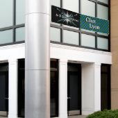 ハイランドフェスティバルクランリヨンテント 横断幕 (ビルの外側)