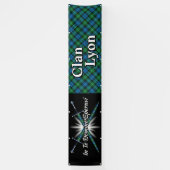 ハイランドフェスティバルクランリヨンテント 横断幕 (縦)