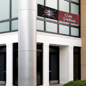 ハイランドフェスティバルクランリンドセテント 横断幕 (ビルの外側)