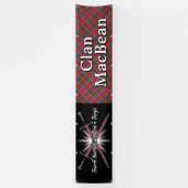 ハイランドフェスティバルクランMacBeanテント 横断幕 (縦)