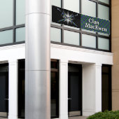 ハイランドフェスティバルクランMacEwenテント 横断幕 (ビルの外側)