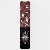 ハイランドフェスティバルクランMacFarlaneテント 横断幕 (縦)