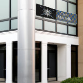 ハイランドフェスティバルクランMacLellanテント 横断幕 (ビルの外側)