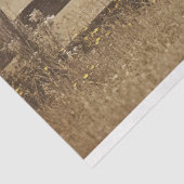 ハイランドブルのヴィンテージスタイルの牛のデコパージュ 薄葉紙 (詳細)