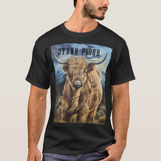 ハイランドブル Tシャツ (正面)