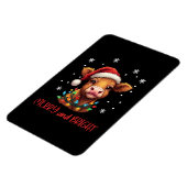 ハイランドベビーカウクリスマスライト マグネット (左側)