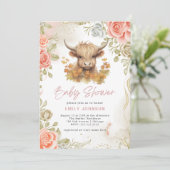 ハイランドモダンカウベイビーシャワー 招待状 (スタンド正面)