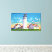 ハイランドライトハウスビュー キャンバスプリント (インサイチュ (ウッドフロア))
