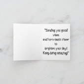 ハイランド保カウカーク落ち着いてホーンタスティック シーズンカード (内部)