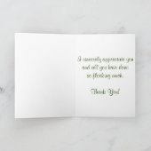 「ハイランド湖ダックス#1」サンキューカード カード (内部)