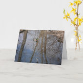 「ハイランド湖マラード#1」サンキューカード カード (黄色い花)