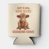 ハイランド牛が大好きな女の子だ 缶クーラー (正面)