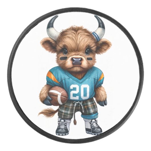 ハイランド牛とサッカー アイスホッケーパック (正面)