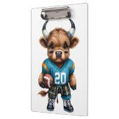 ハイランド牛とサッカー クリップボード (左)