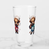 ハイランド牛とサッカー タンブラーグラス (左)