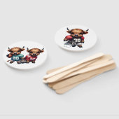 ハイランド牛とサッカー ハンドファン (組立なし)