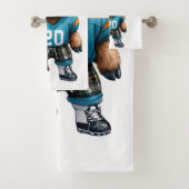 ハイランド牛とサッカー バスタオルセット (インサイチュ)