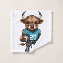 ハイランド牛とサッカー バスタオルセット