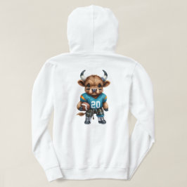 ハイランド牛とサッカー パーカ