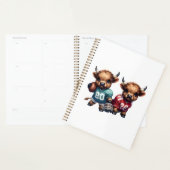 ハイランド牛とサッカー プランナー手帳 (ディスプレー)