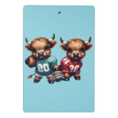 ハイランド牛とサッカー ミニクリップボード (裏面)