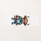 ハイランド牛とサッカー ヨガマット (正面(横))