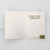 ハイランド牛のバーベキュー 父の日 カード (内部)