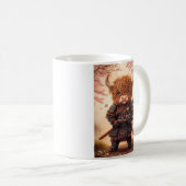 ハイランド牛の侍 コーヒーマグカップ (正面右)