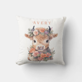 ハイランド牛の水のカラー装飾用クッション クッション