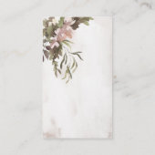 ハイランド牛の花柄 おむつくじ カード (裏面)